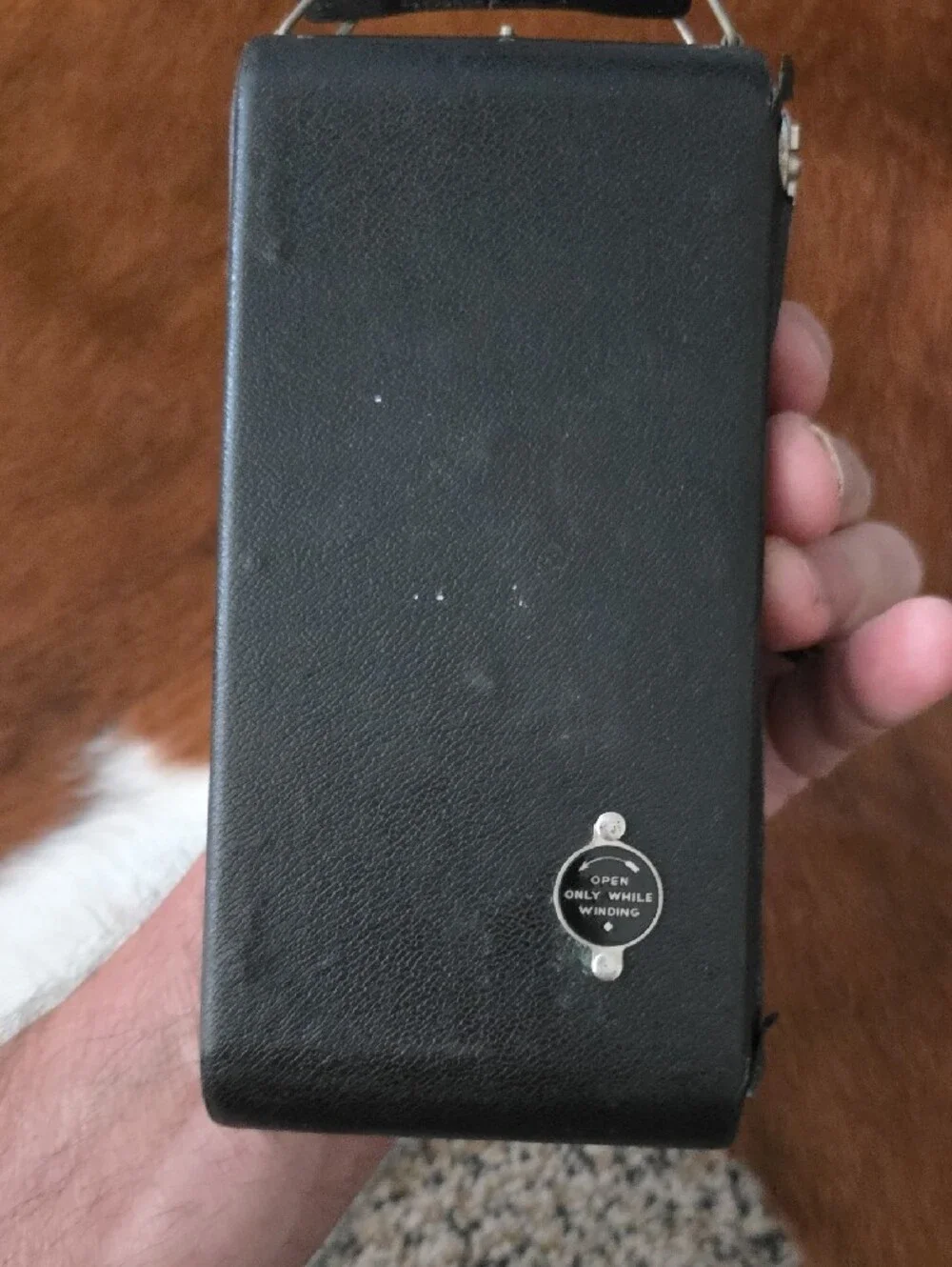 Kodak Jiffy Six-16 Box Camera in Black with Silver Accents
